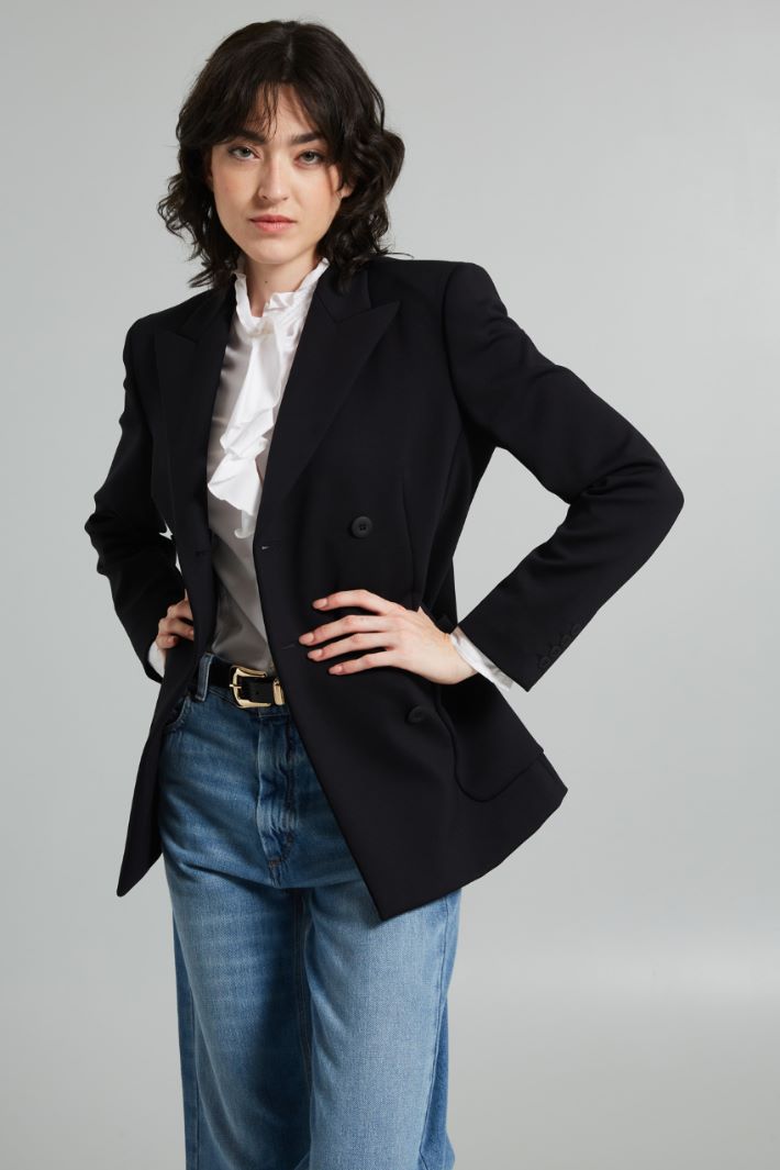 MONIQUE Compact jersey blazer