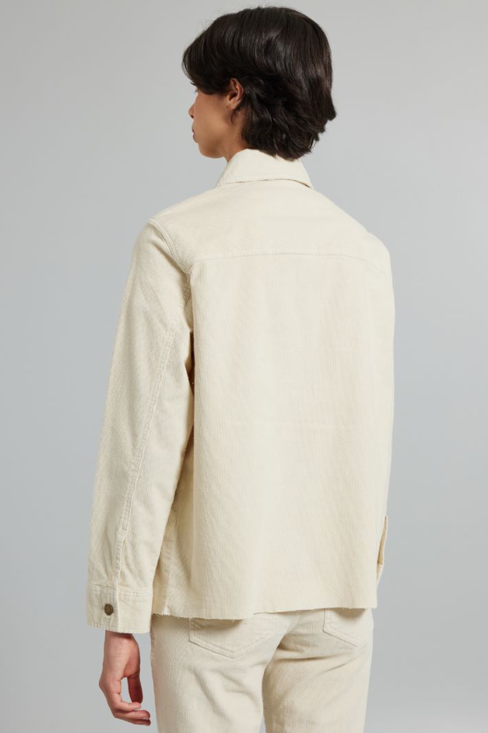 DIFFUSIONETESSILE/INTREND/ARBITRO/CottonCorduroyJacket/BUTTER