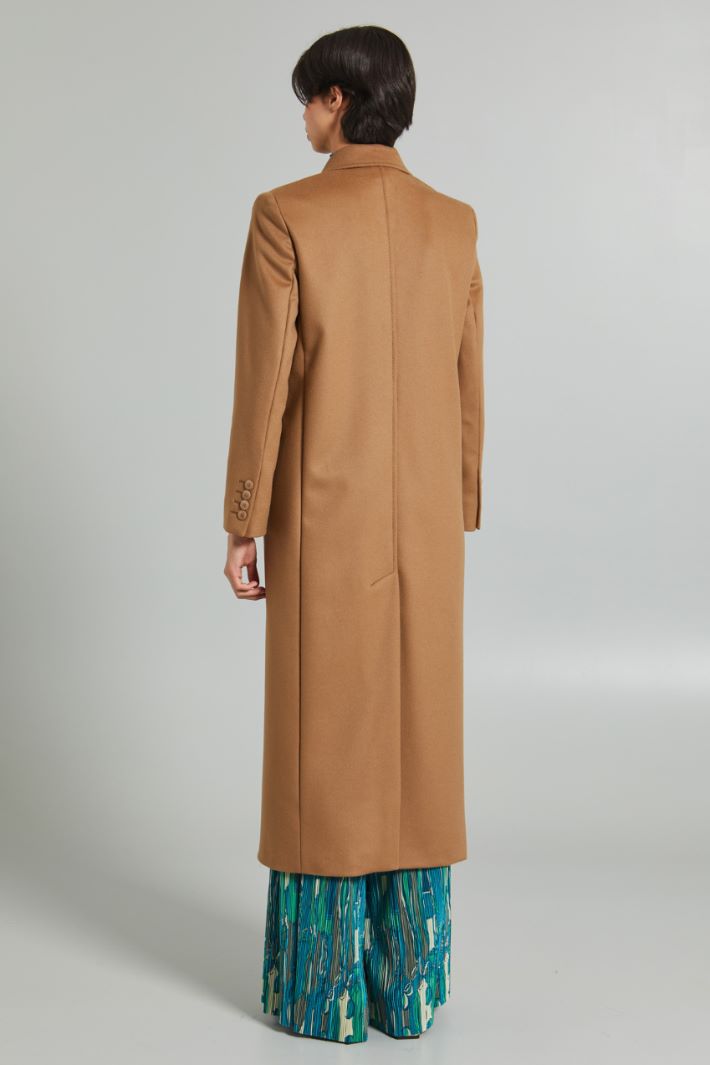 DIFFUSIONETESSILE/INTREND/2MACH/Double-breasted wool coat/Camel – AGEDD