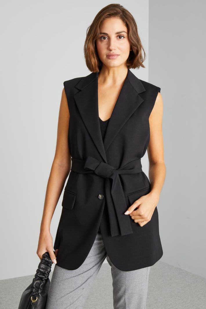 1NIDO Lapel collar vest