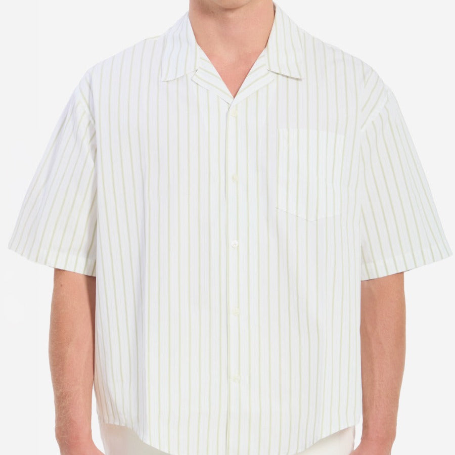 Striped boxy shirt