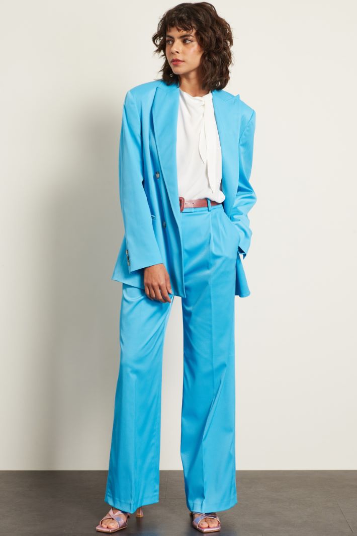 DIFFUSIONETESSILE/INTREND/CANDLE/Double-Breasted Blazer/lightblue