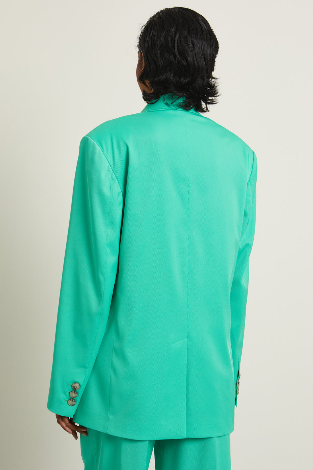 DIFFUSIONETESSILE/INTREND/CANDLE/Double-Breasted Blazer/Mint Green