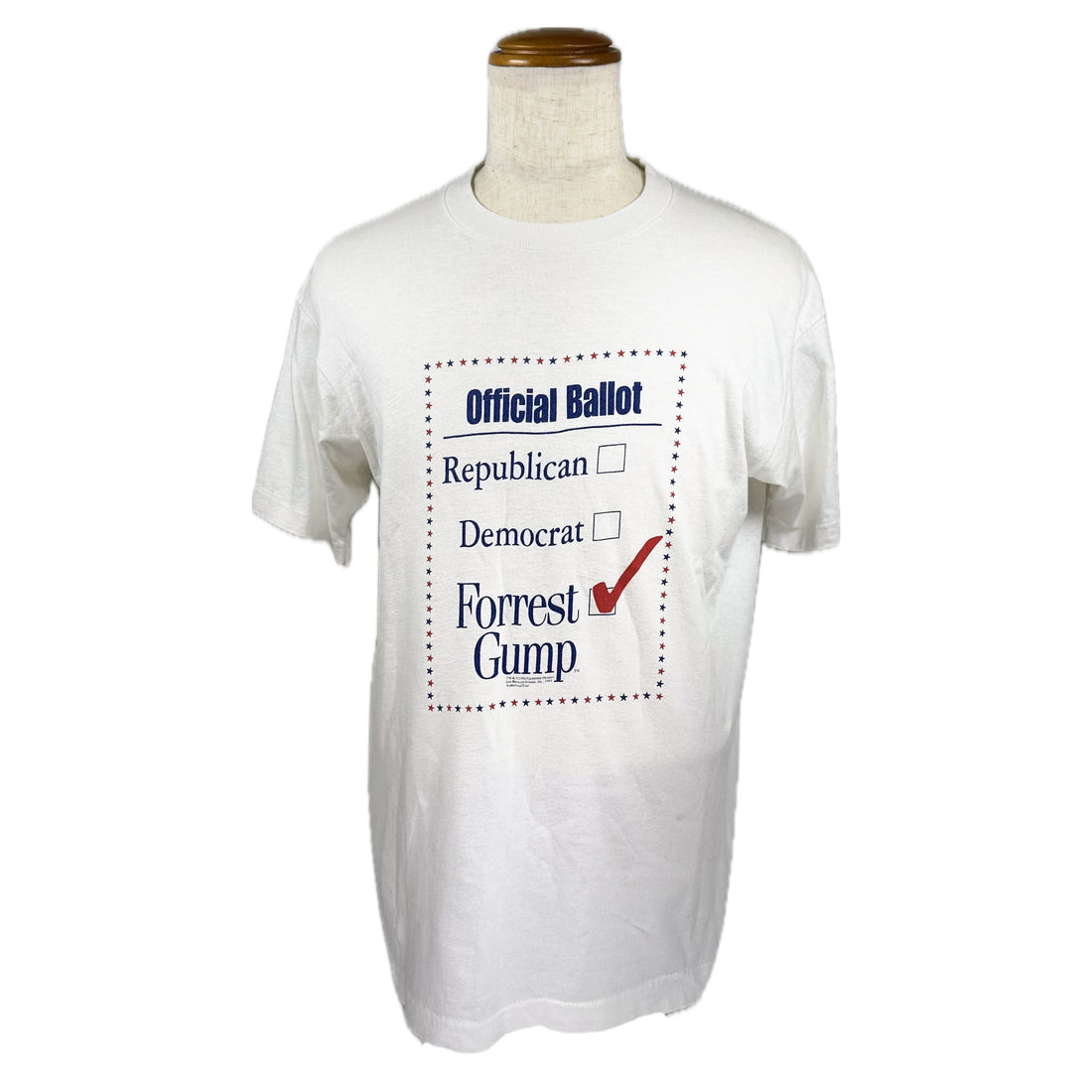 90S FORREST GUMP OFFICIAL BALLOT L 正面 Official Ballot プリント