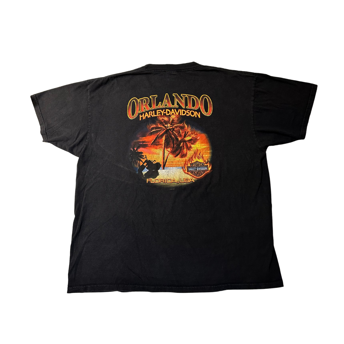 Vintage Harley-Davidson Flame Logo Tee