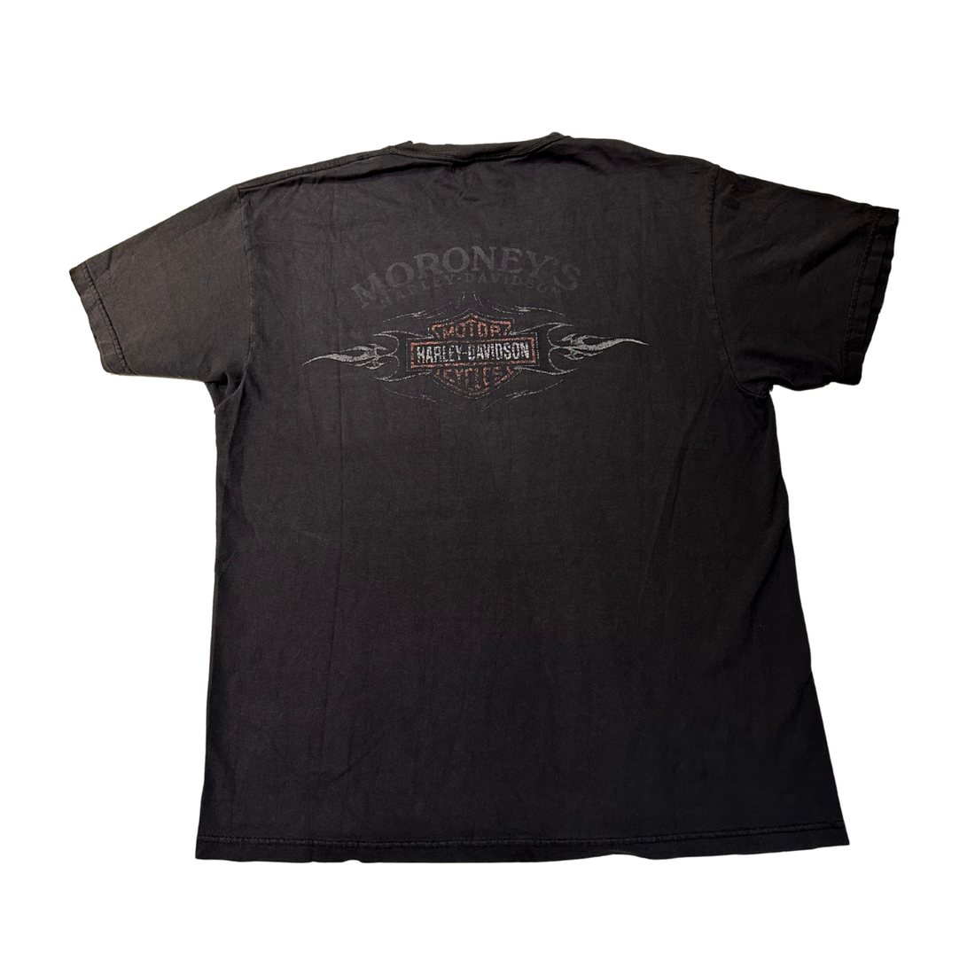 Vintage Harley-Davidson Engine Flames Tee
