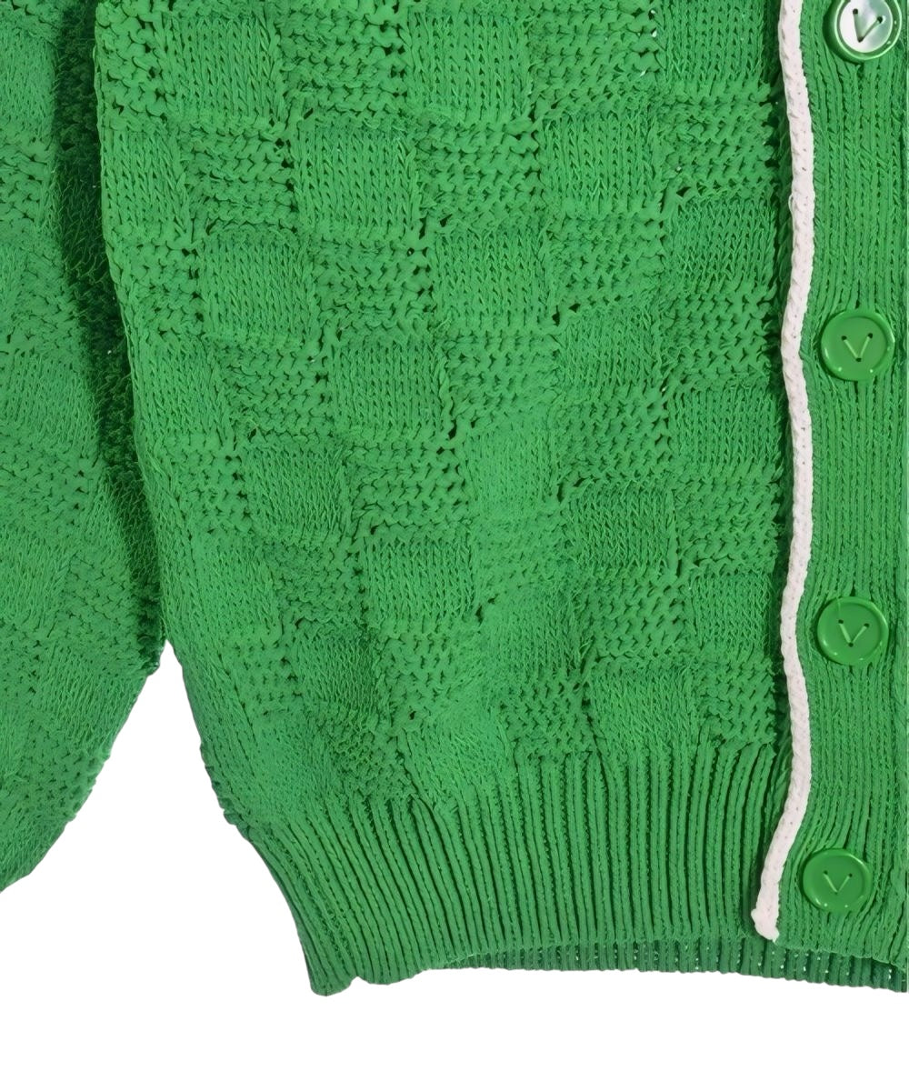 Intarsia cardigan