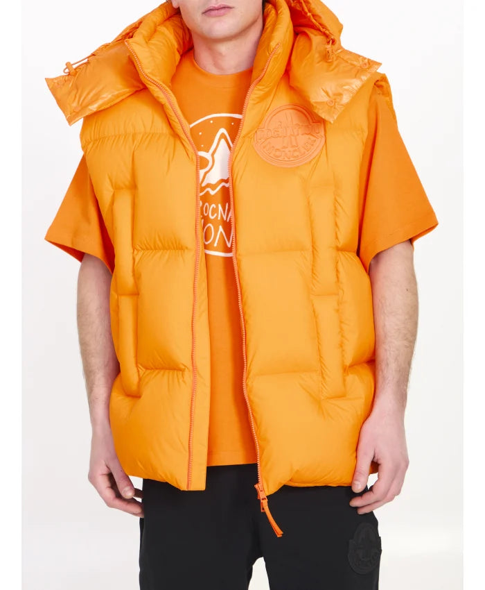 MONCLER X ROC NATION ORANGE VESTS