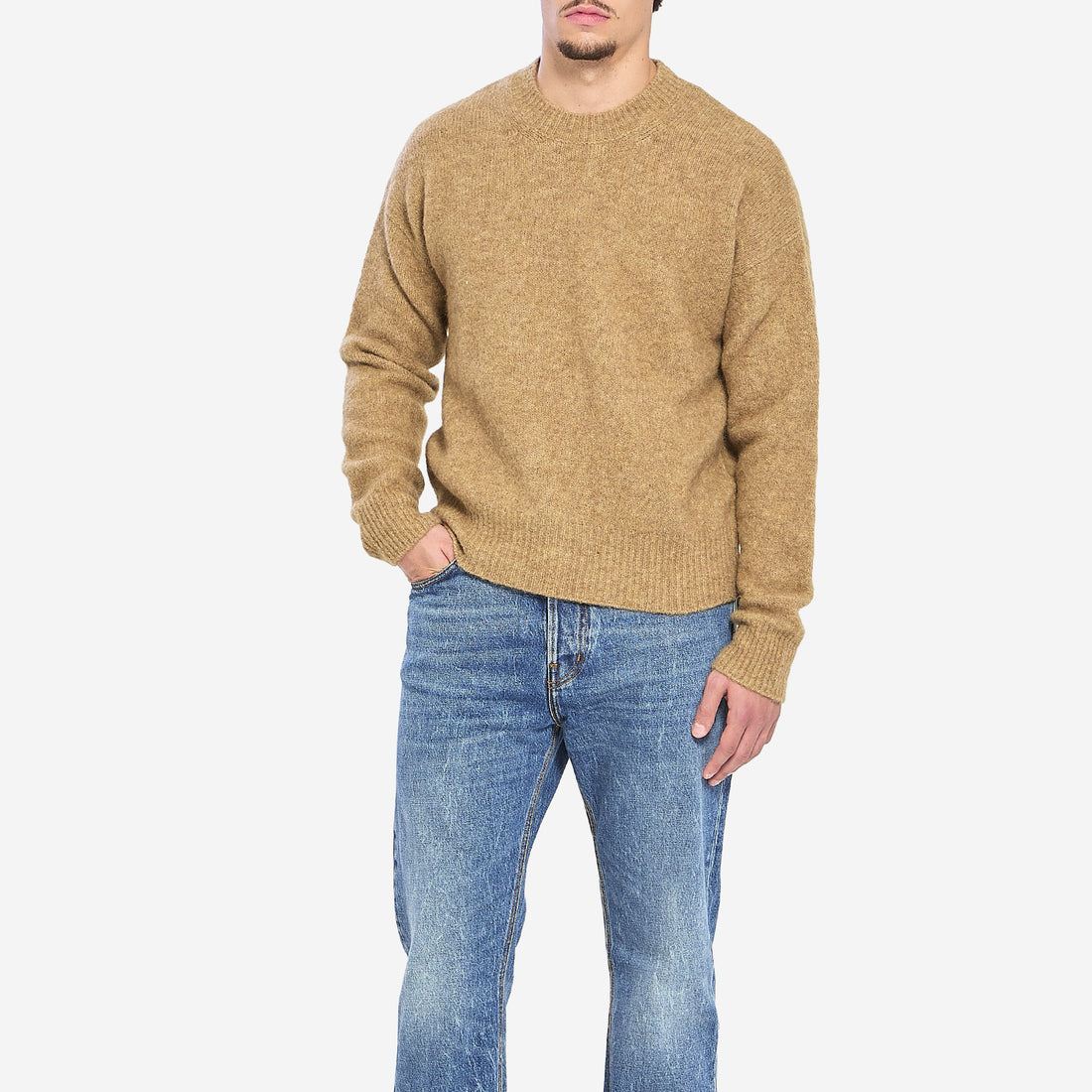 Sweater in alpaca and wool
