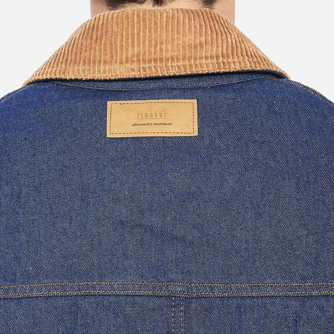 Padded denim jacket