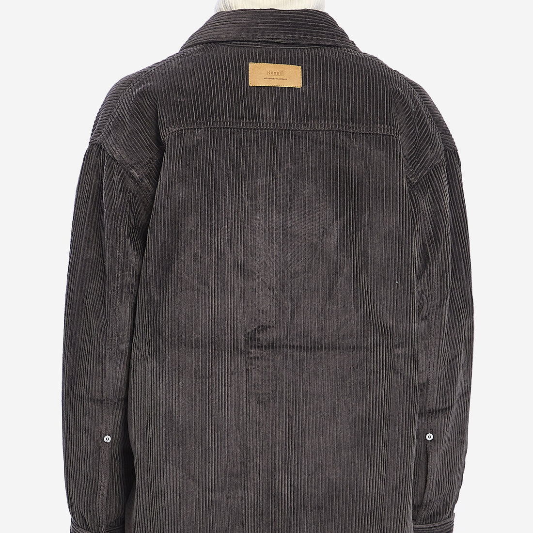 Corduroy velvet overshirt