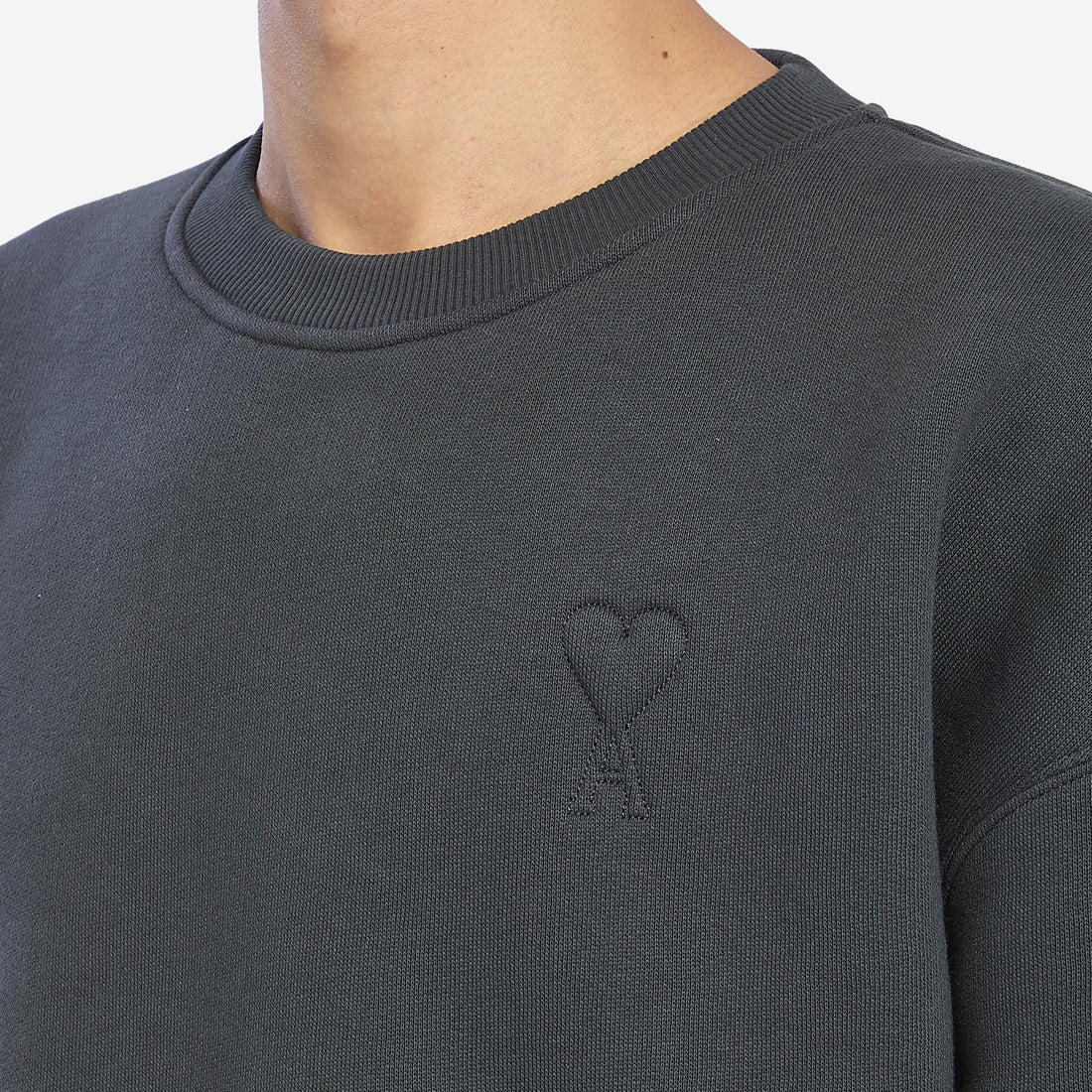 Crewneck fleece sweatshirt