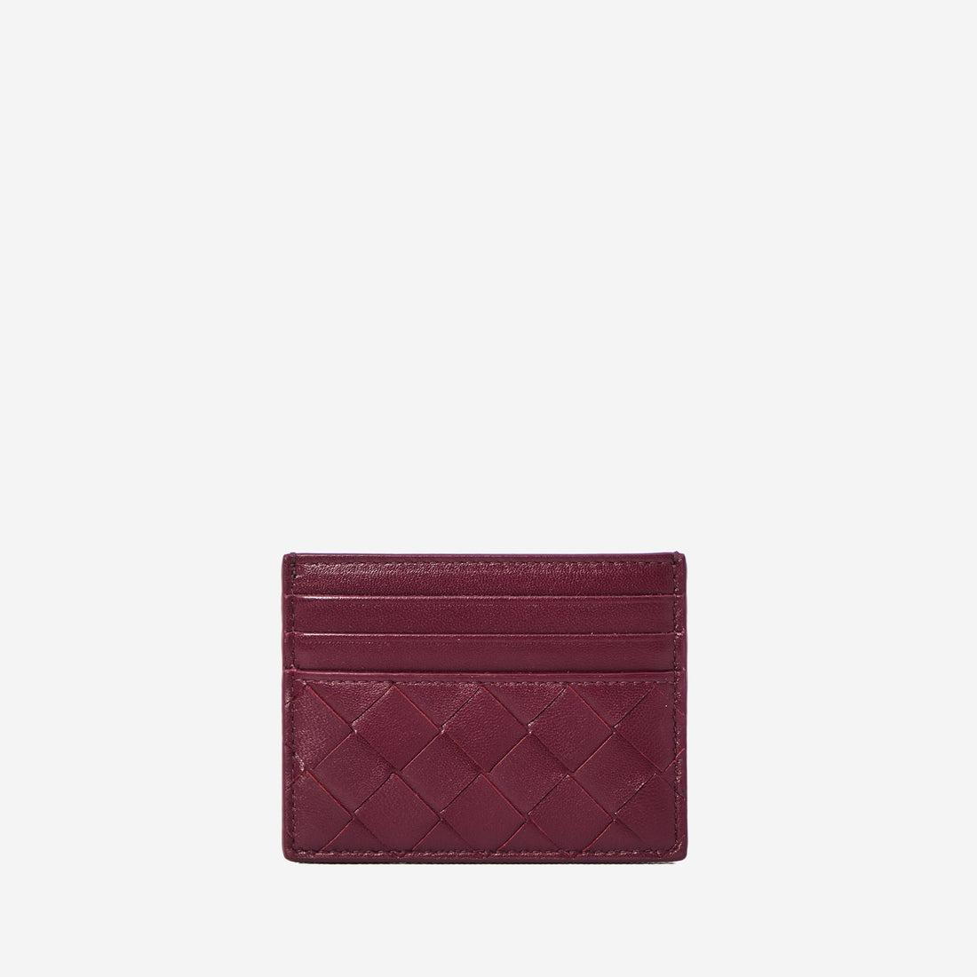 Intrecciato card holder