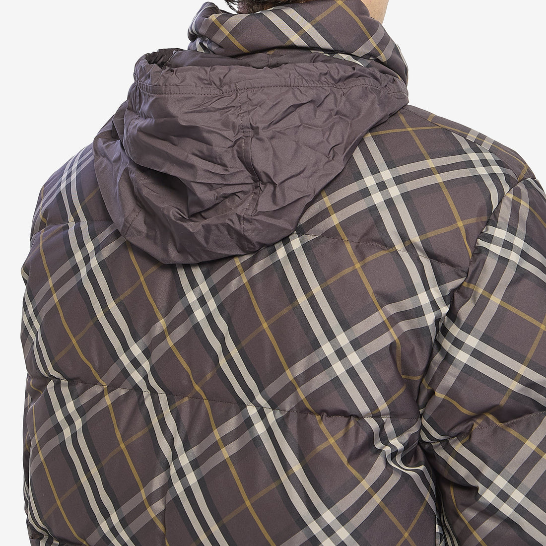 Reversible Check puffer jacket