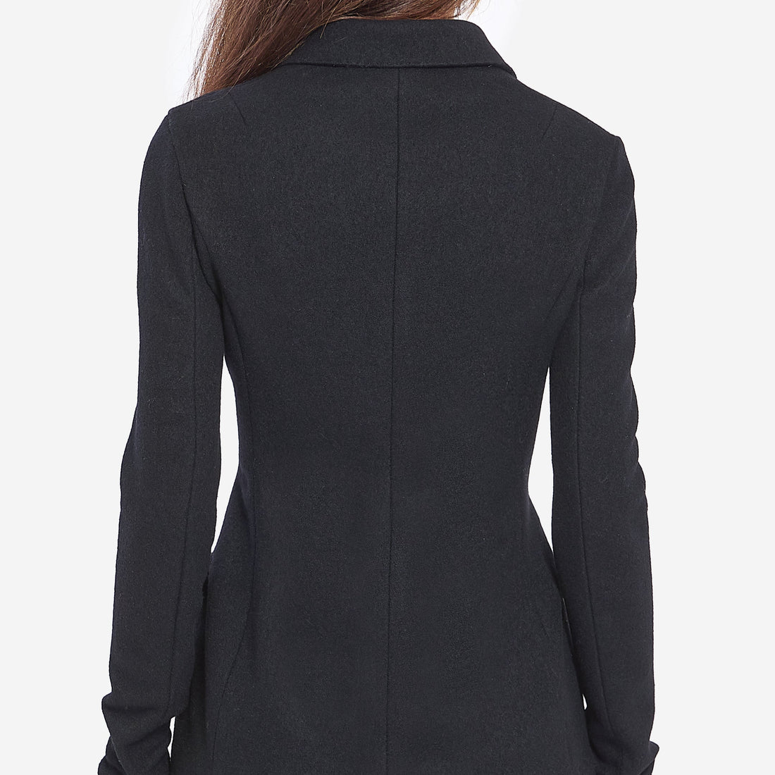 Double-breasted jacket in wool cloth