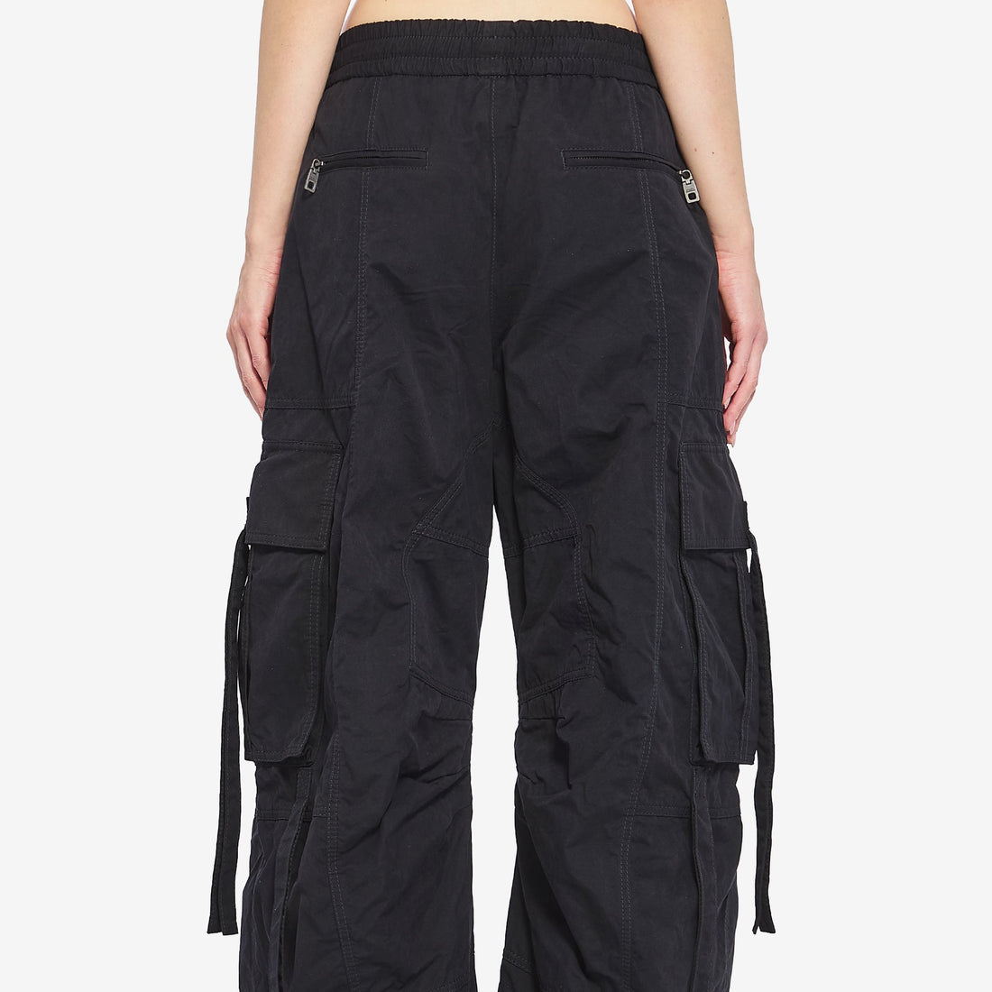Waxed cord cargo pants