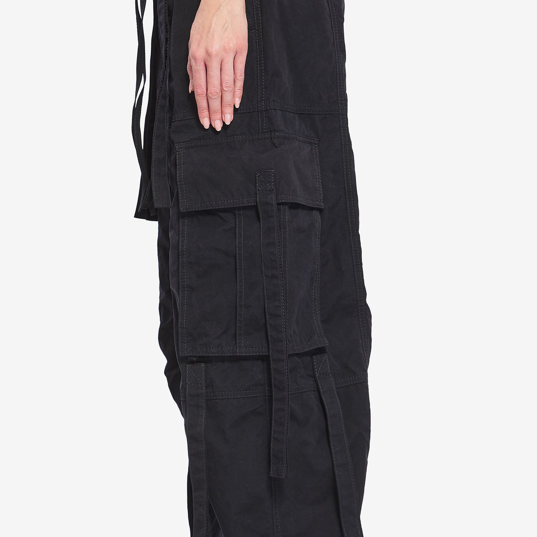 Waxed cord cargo pants