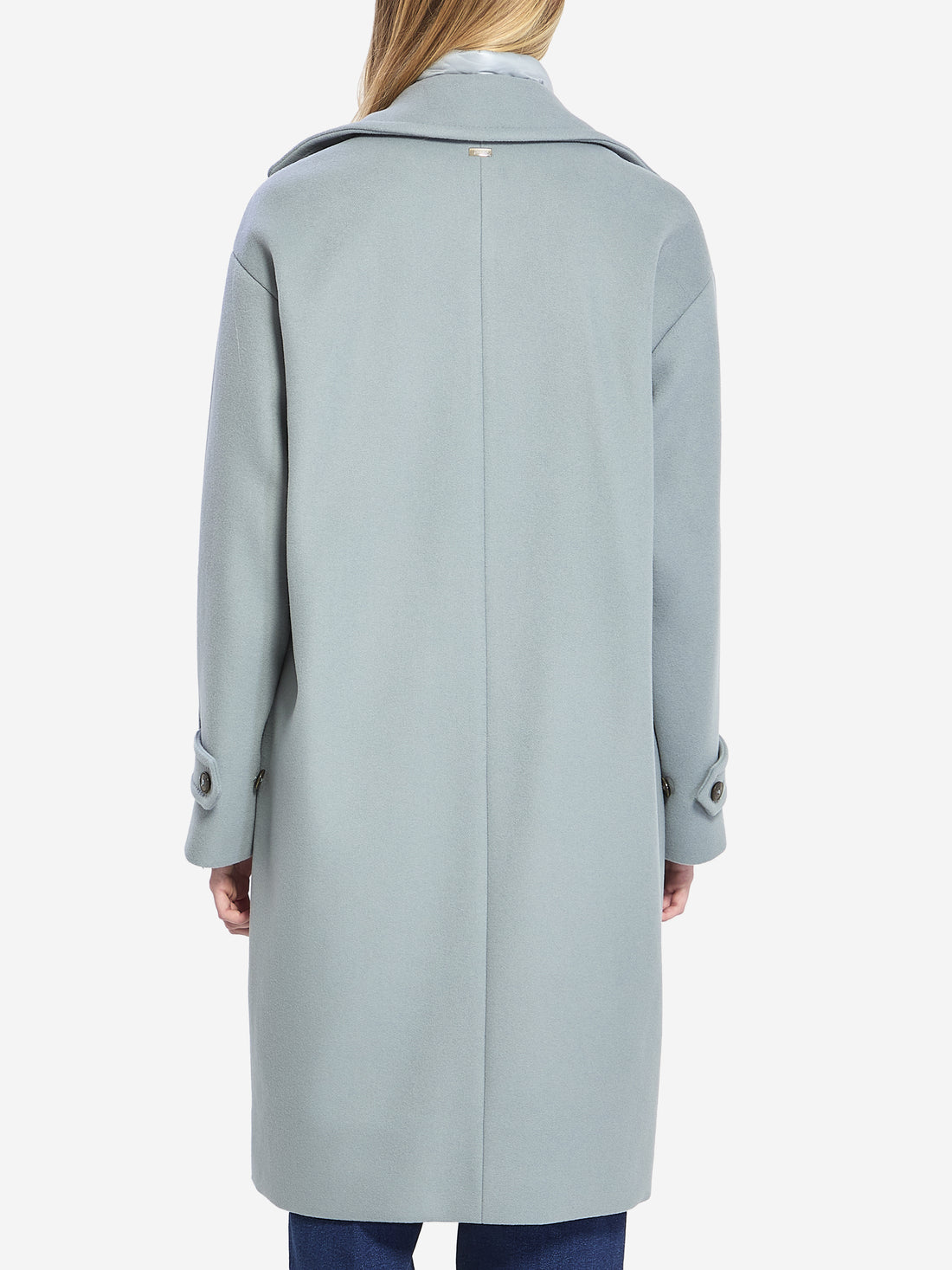 Ultralight wool and nylon coat