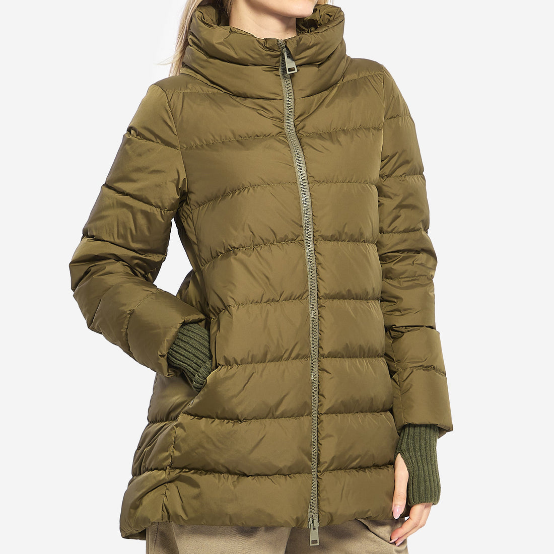 A-shape puffer jacket