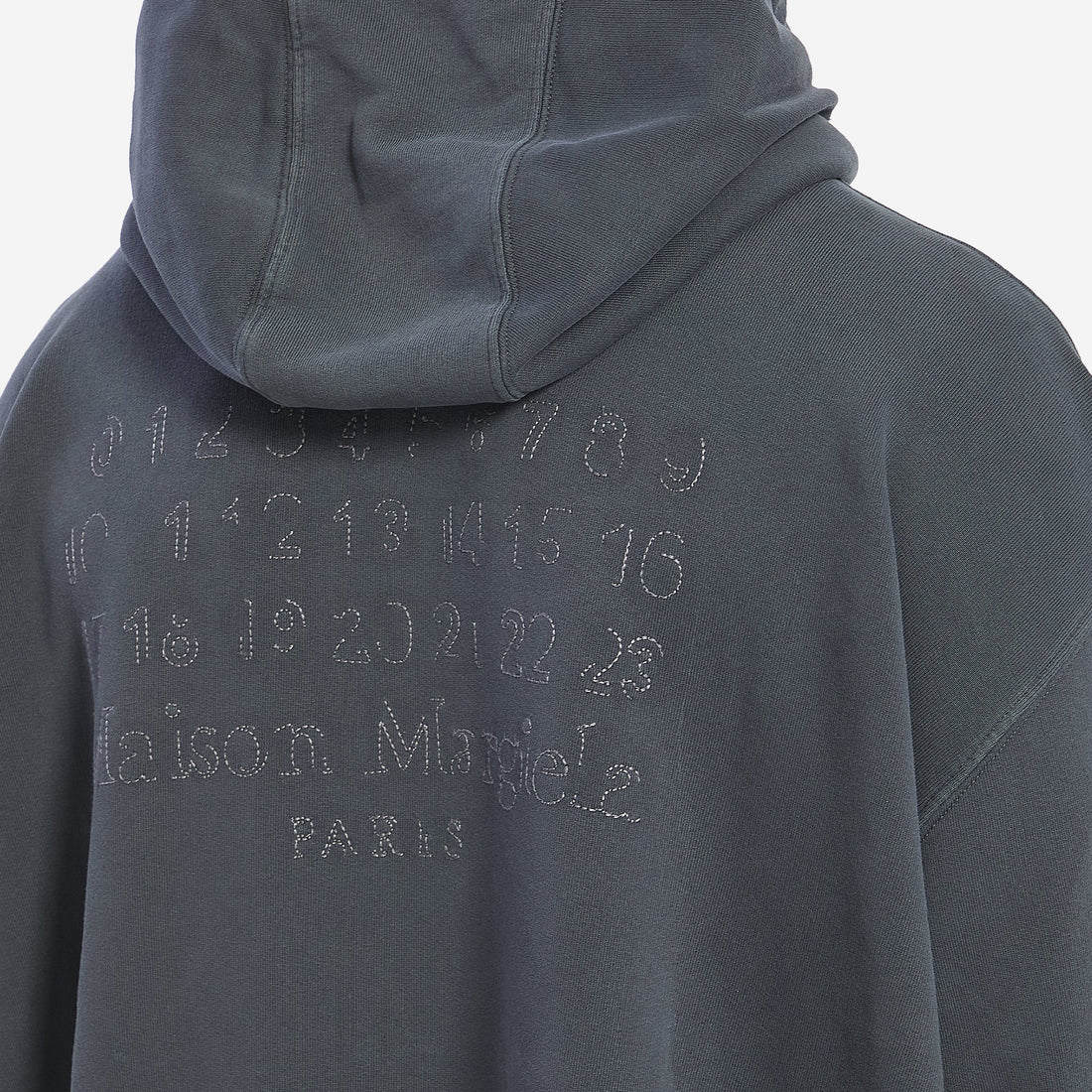 Hoodie with numeric logo