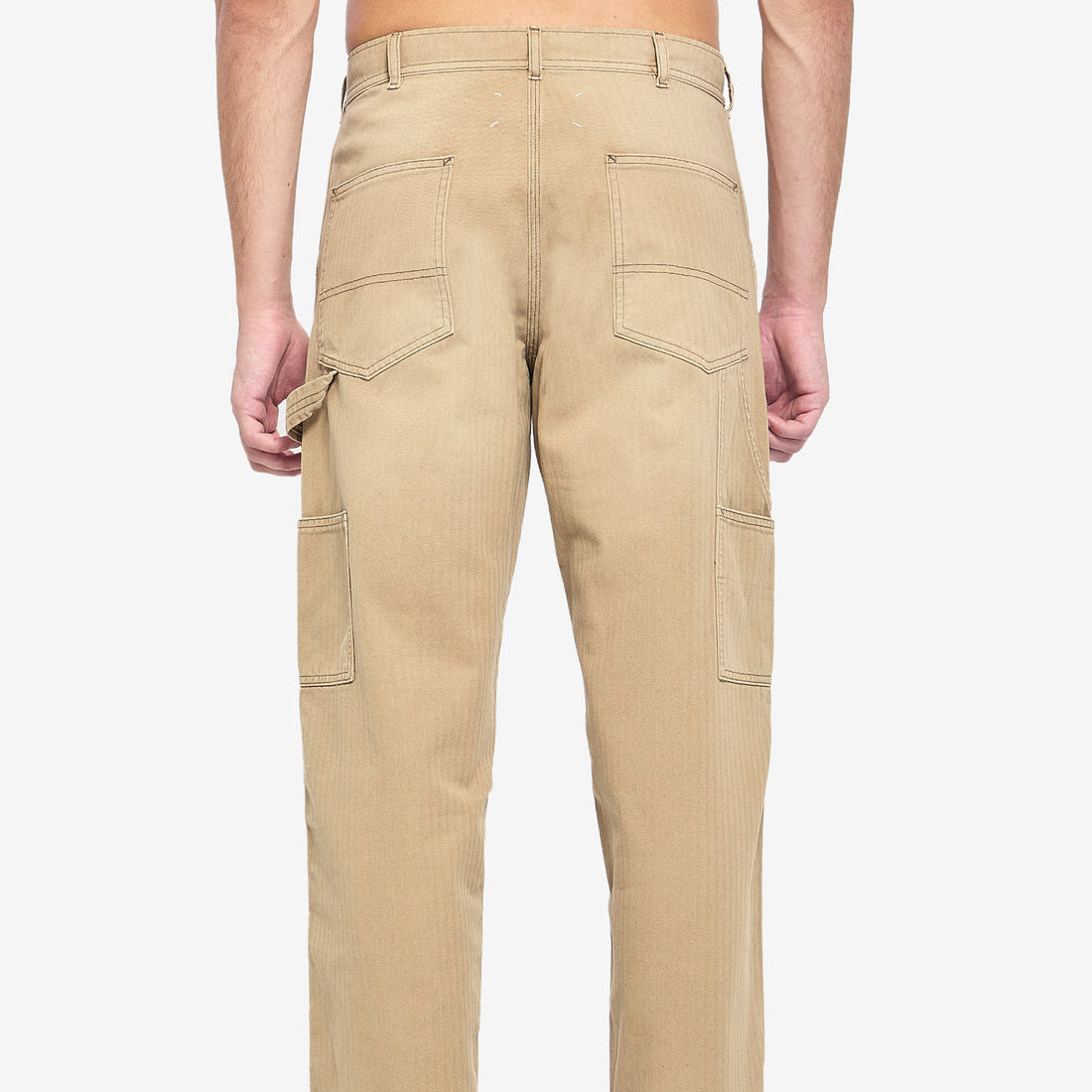 Beige cargo jeans