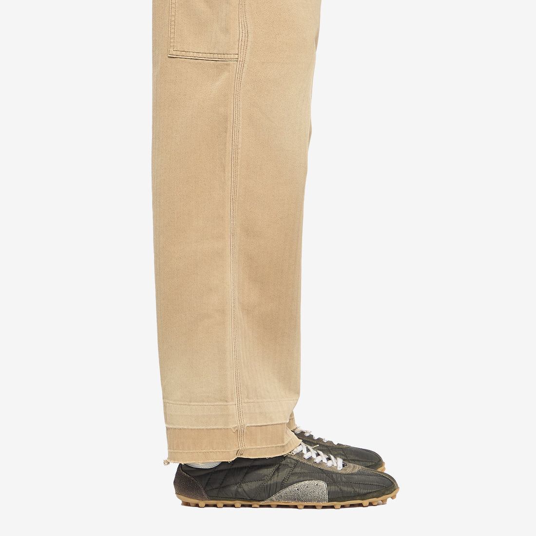 Beige cargo jeans