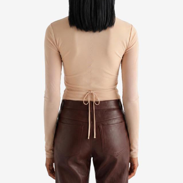 Powder Ballerina wrap top