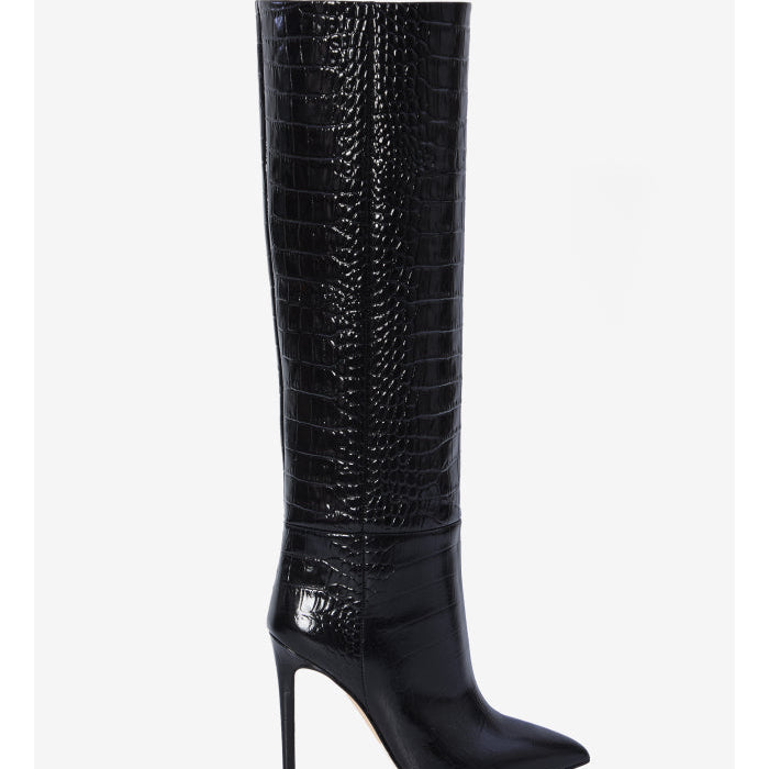 Charcoal Stiletto boots 105