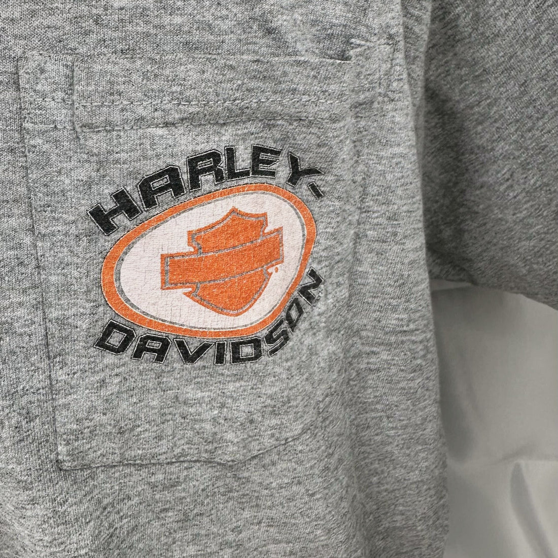 AMERICAN HARLEY-DAVIDSON NIAGARA FALLS NEW YORK 2XL 胸元プリント アップ
