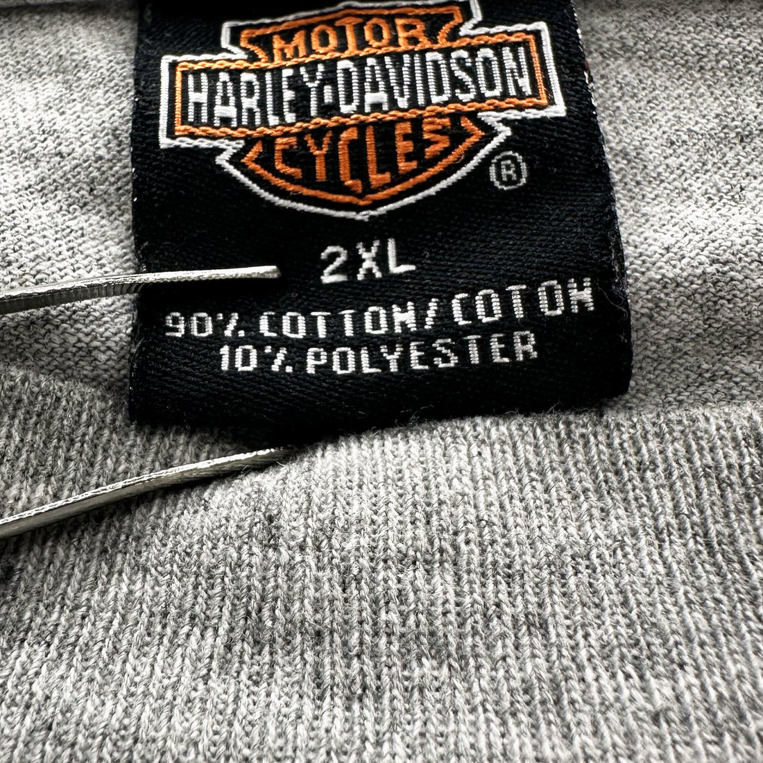AMERICAN HARLEY-DAVIDSON NIAGARA FALLS POCKET TEE 2XL HARLEY-DAVIDSON ネックタグ 2XL