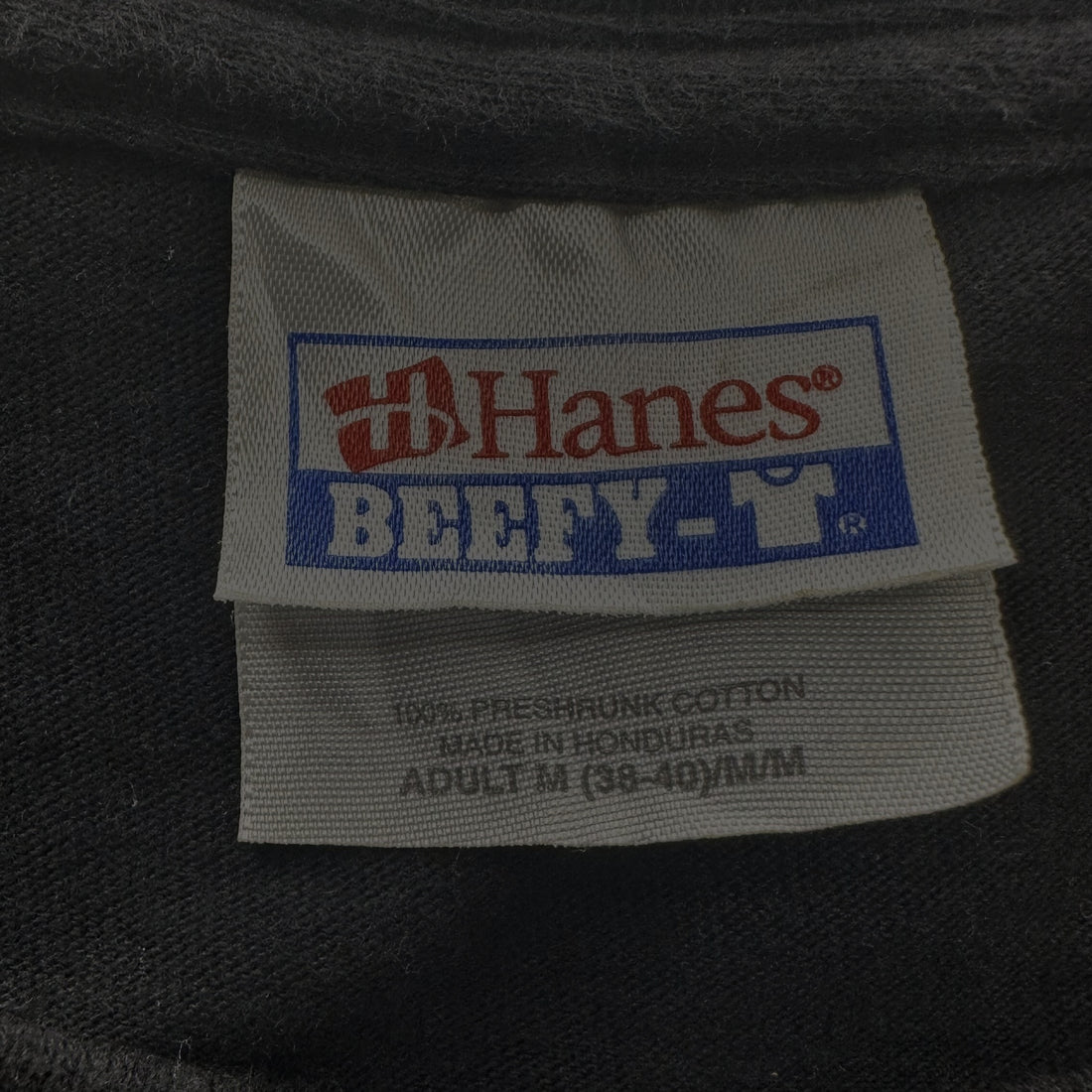 APPLE LOGO M Hanes BEEFY-T ネックタグ M