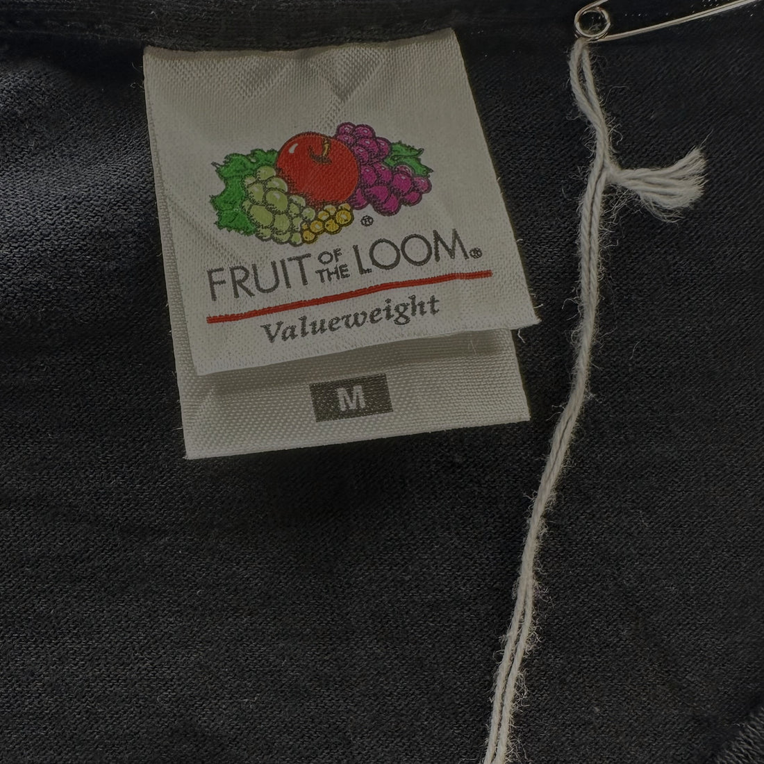 BACK TO THE FUTURE MOVIE LOGO M FRUIT OF THE LOOM ネックタグ M