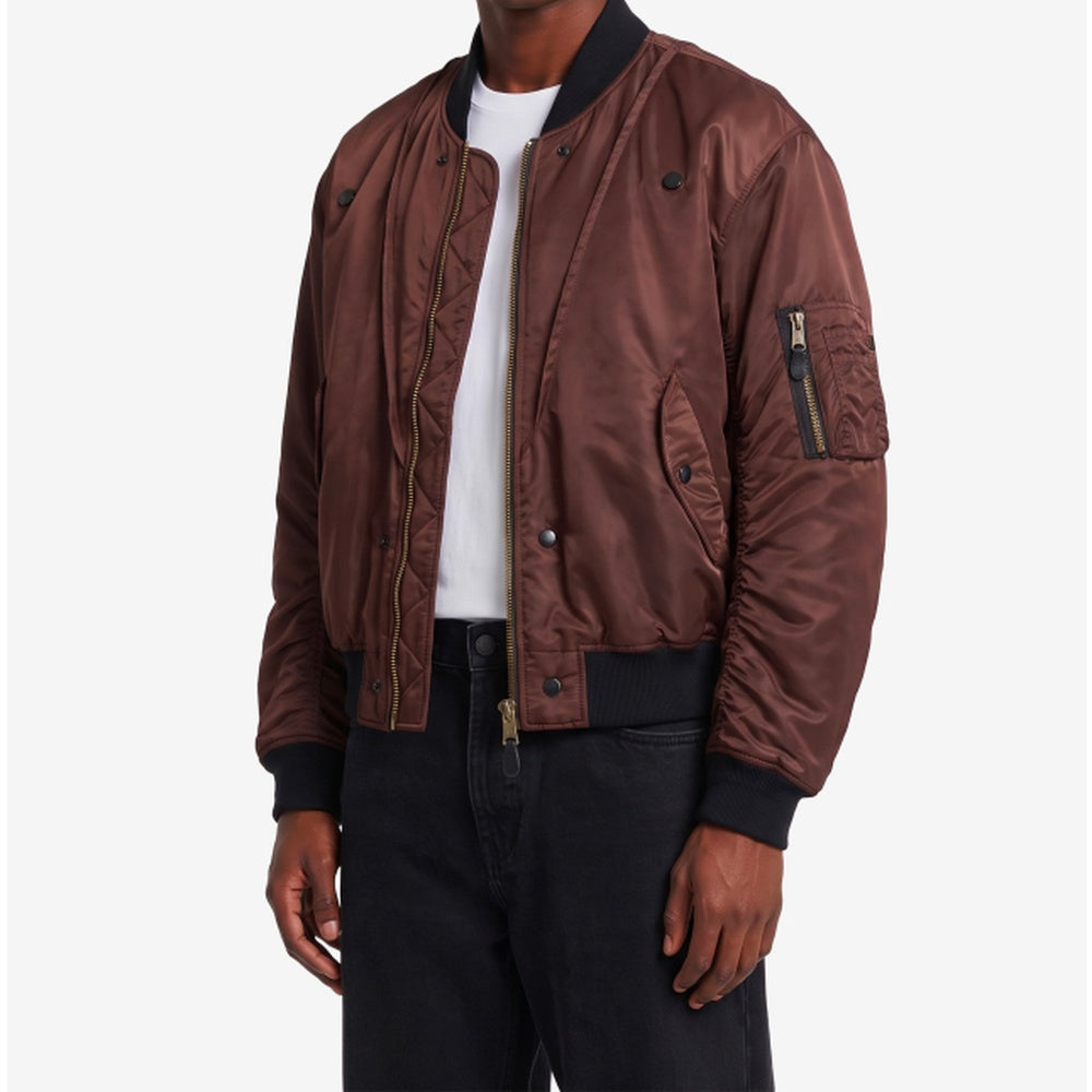 Reversible olive brown bomber