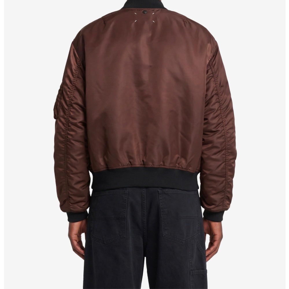 Reversible olive brown bomber