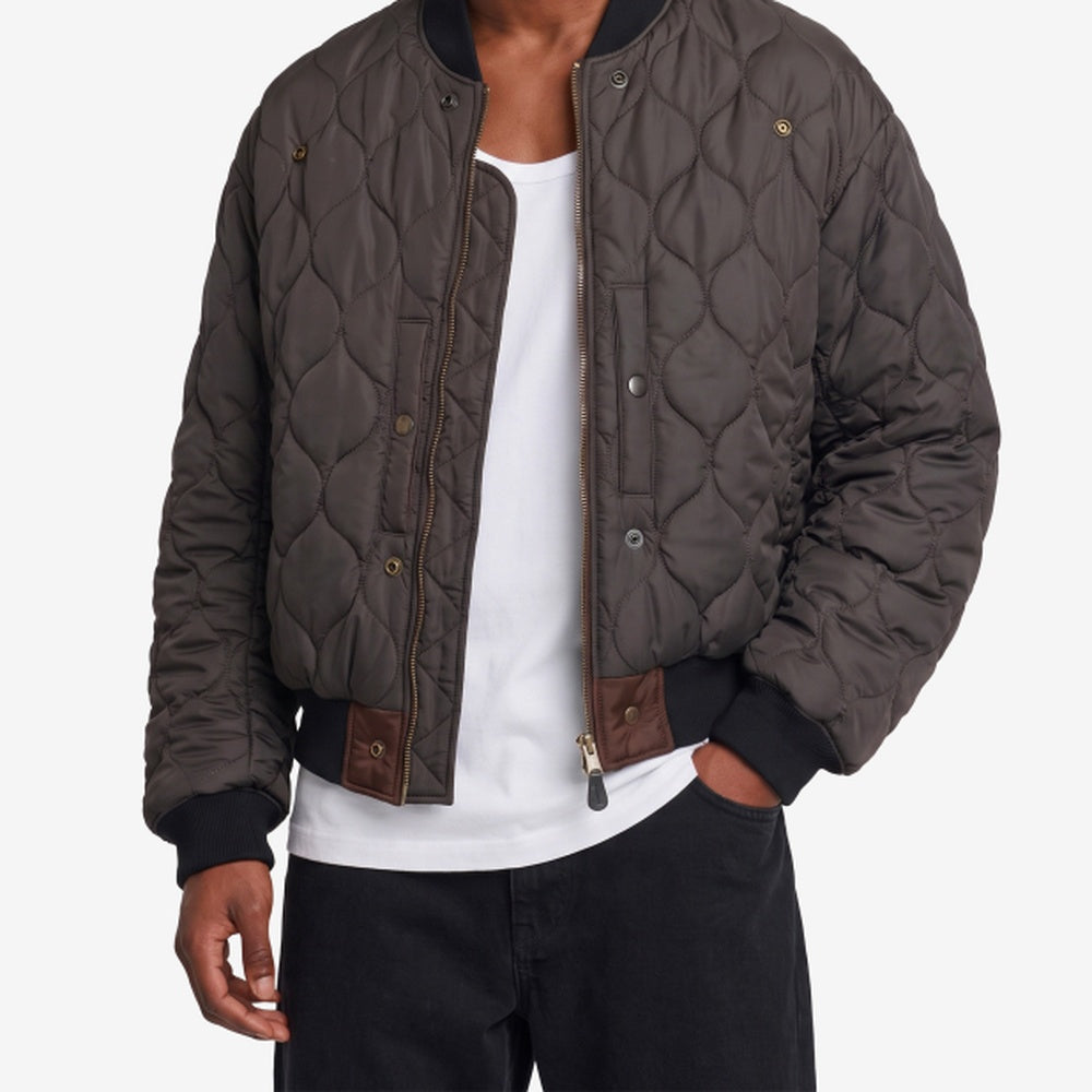 Reversible olive brown bomber