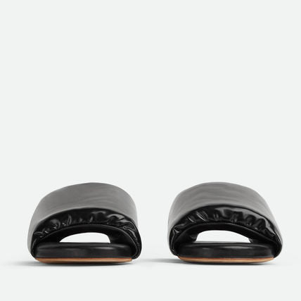 SLIPPER Pelle 100% lambskin Nero