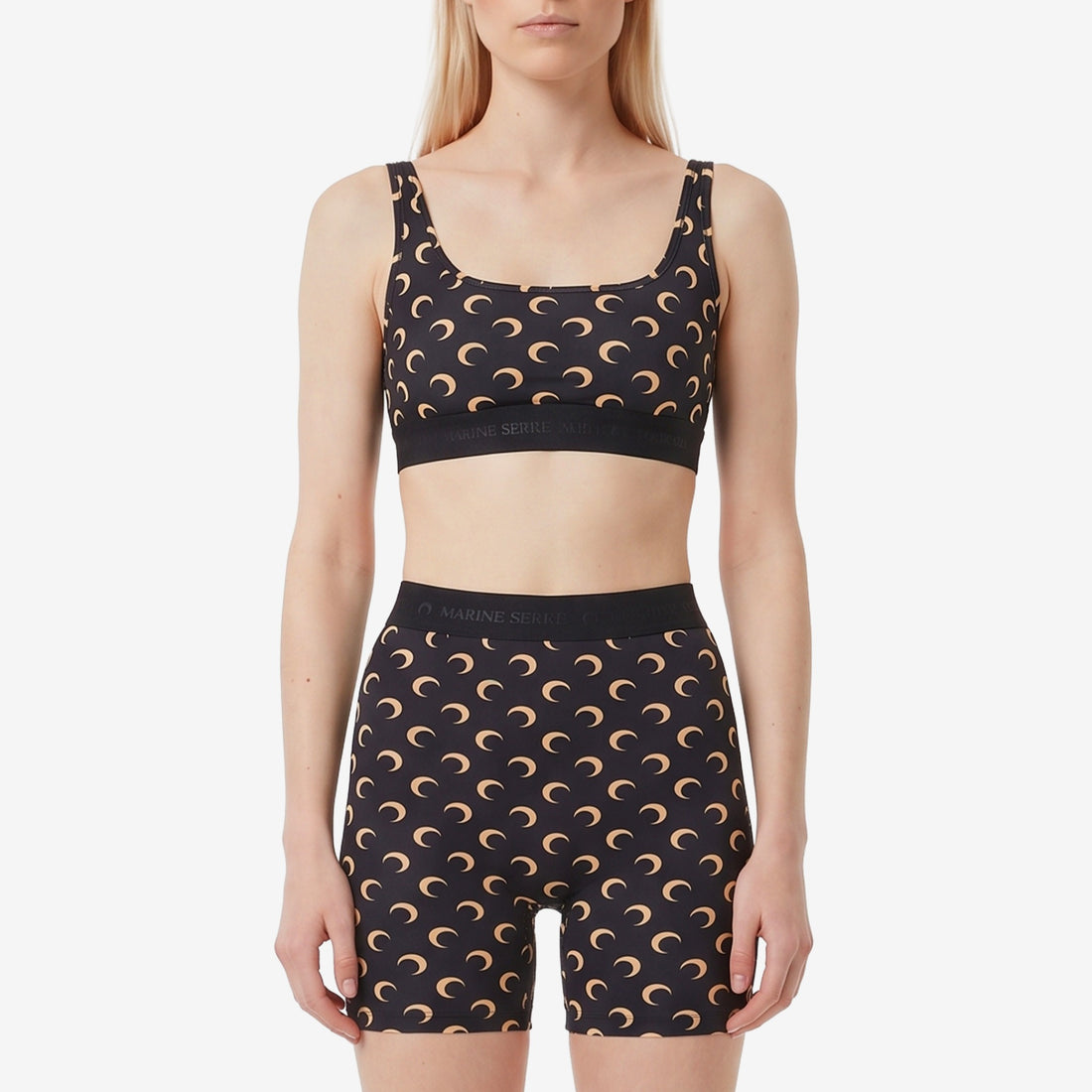 Recycled moon jersey sport bra
