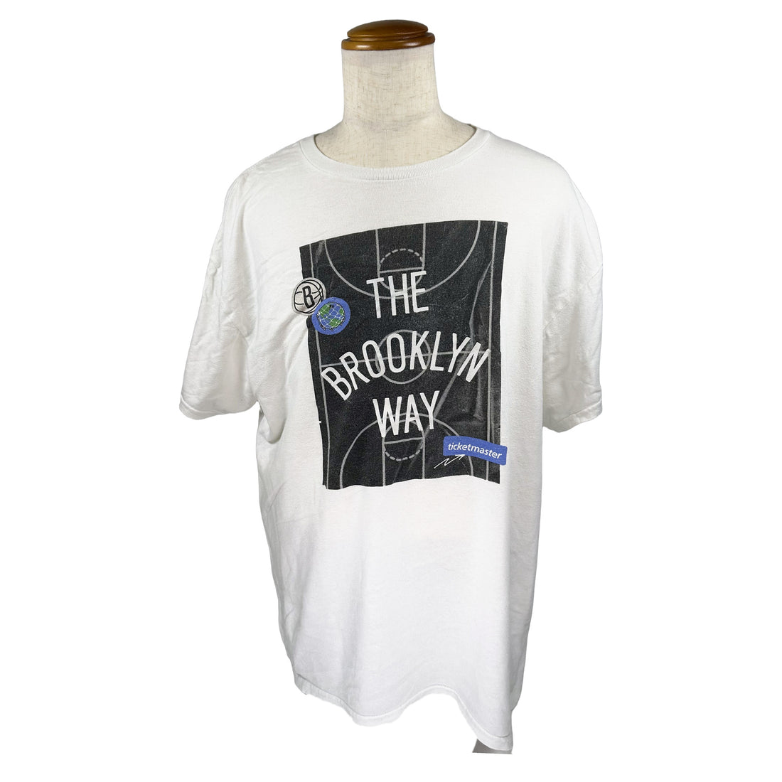 BROOKLYN NETS THE BROOKLYN WAY TICKETMASTER M 正面 THE BROOKLYN WAY プリント