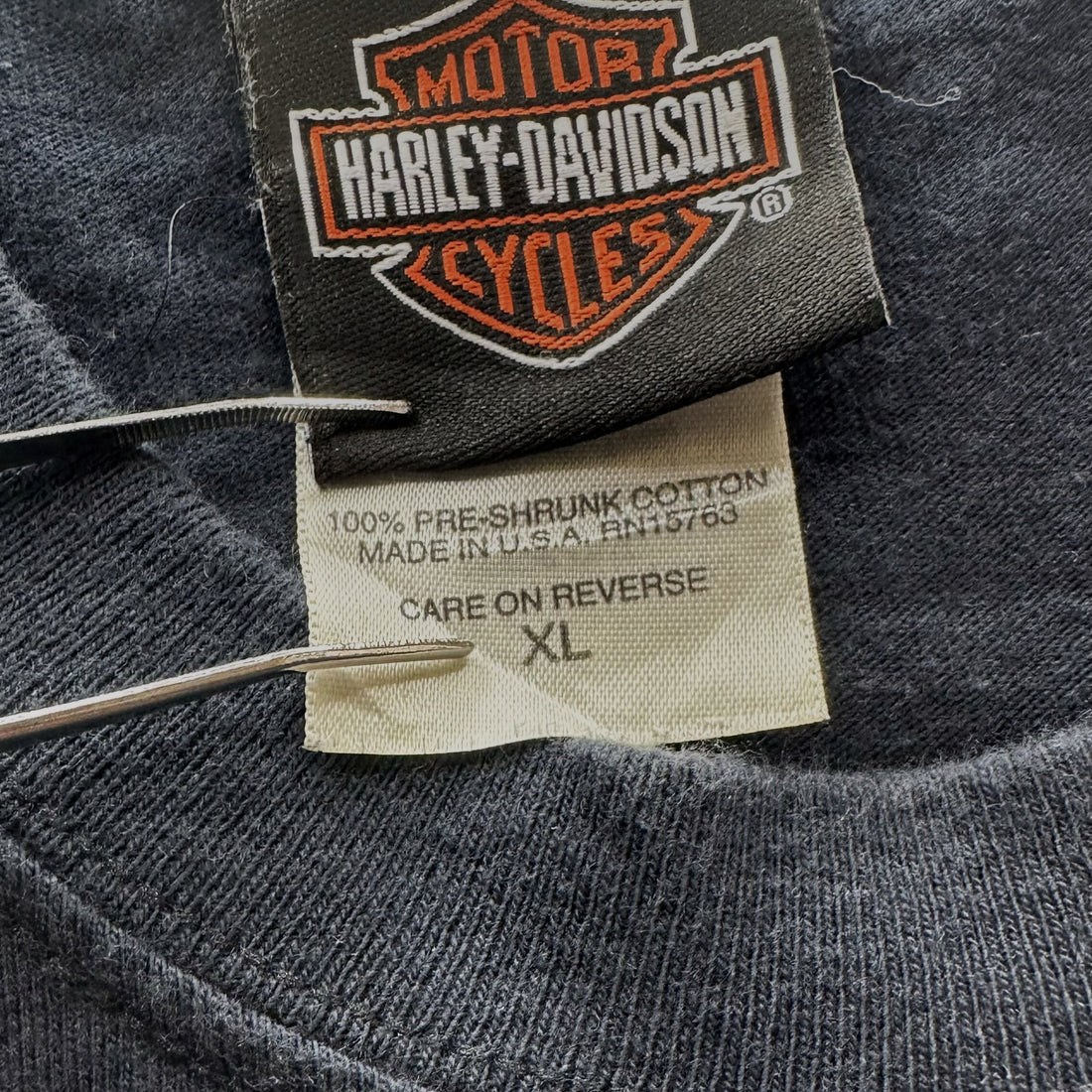 CAPE COD HARLEY-DAVIDSON HYANNIS MA LIGHTHOUSE XL HARLEY-DAVIDSON ネックタグ XL