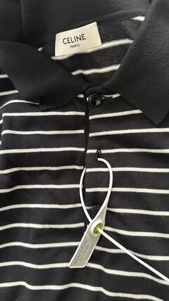 POLO COTONE 100% cotton NERO/ECRU