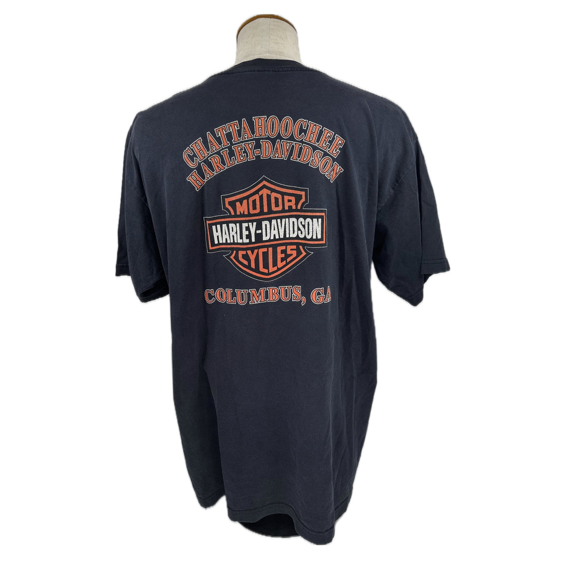 CHATTAHOOCHEE HARLEY-DAVIDSON COLUMBUS GA FLAME EYES XL 背面 CHATTAHOOCHEE HARLEY-DAVIDSON