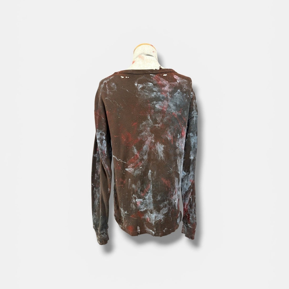 Bleach & Damage Waffle Long-Sleeve Tee