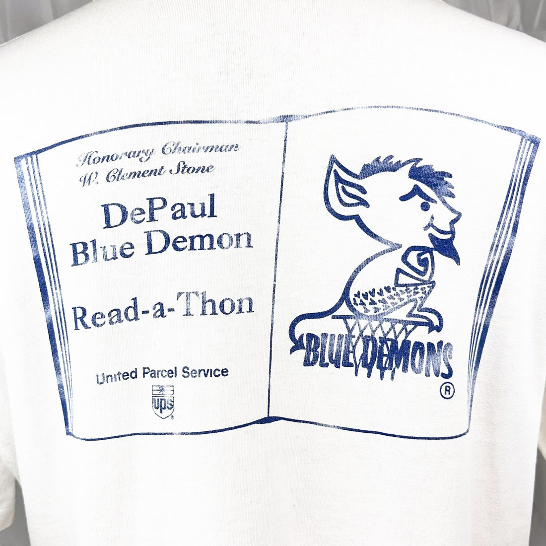 DEPAUL BLUE DEMONS BASKETBALL READ-A-THON L 背面プリント アップ