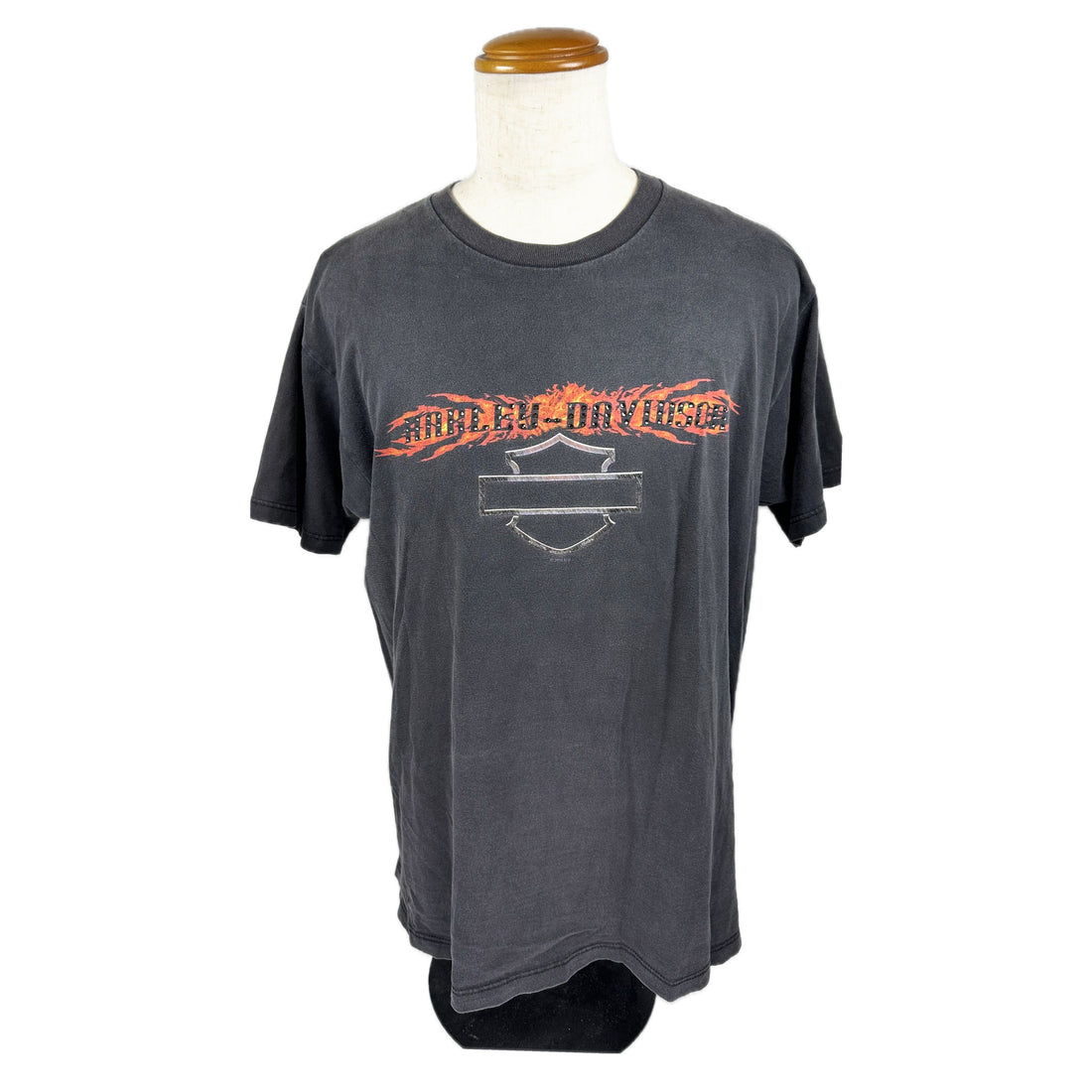 DOWNTOWN HARLEY-DAVIDSON SEATTLE WA FLAME XL 正面 炎の HARLEY-DAVIDSON