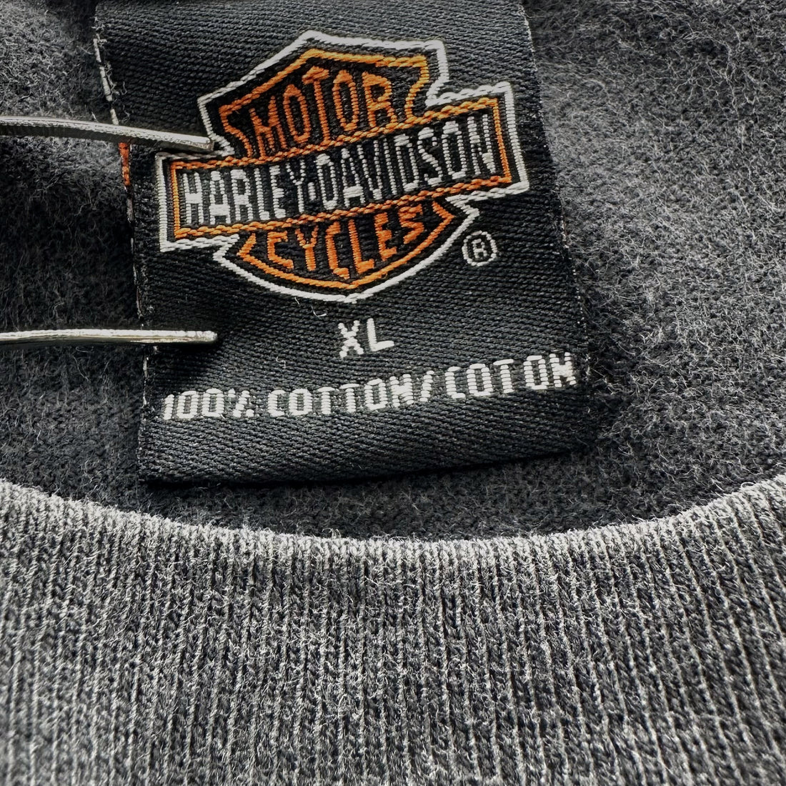DOWNTOWN HARLEY-DAVIDSON SEATTLE WA FLAME XL HARLEY-DAVIDSON ネックタグ XL