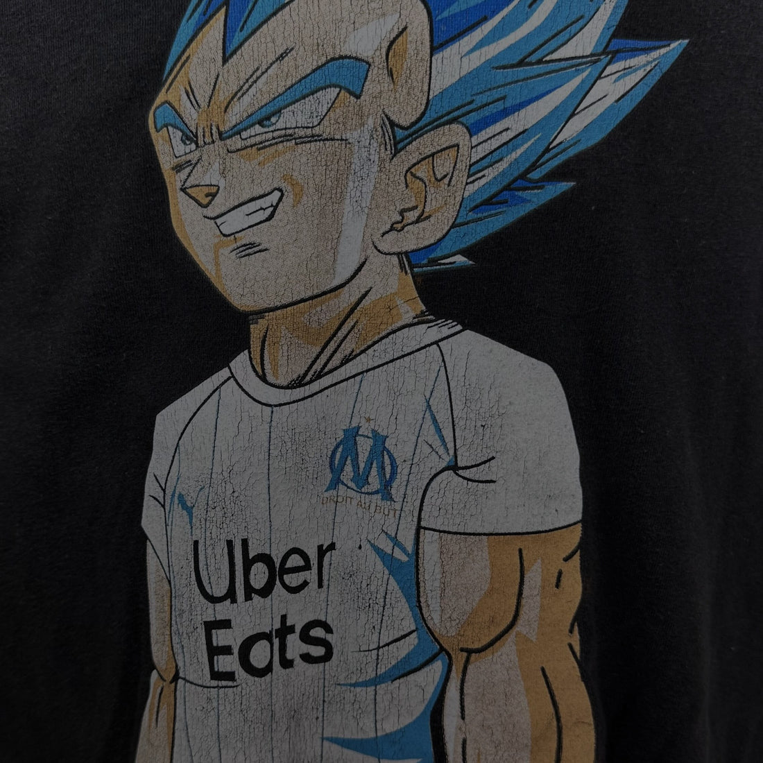 DRAGON BALL UBER EATS COLLAB L 胸元プリント アップ