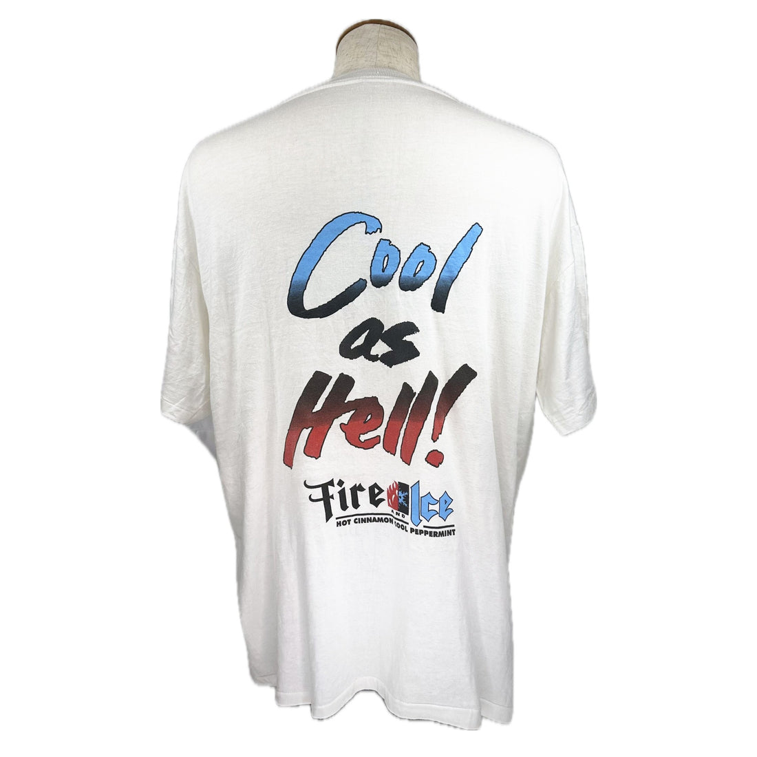 FIRE AND ICE SCHNAPPS COOL AS HELL L 背面 Cool as Hell! プリント