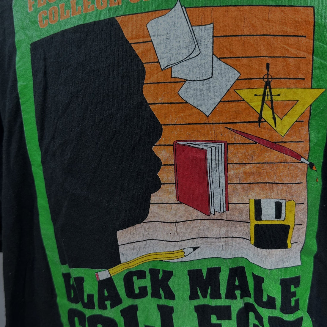 FLORIDA A&M UNIVERSITY BLACK MALE COLLEGE EXPLORERS PROGRAM 2XL プリント アップ
