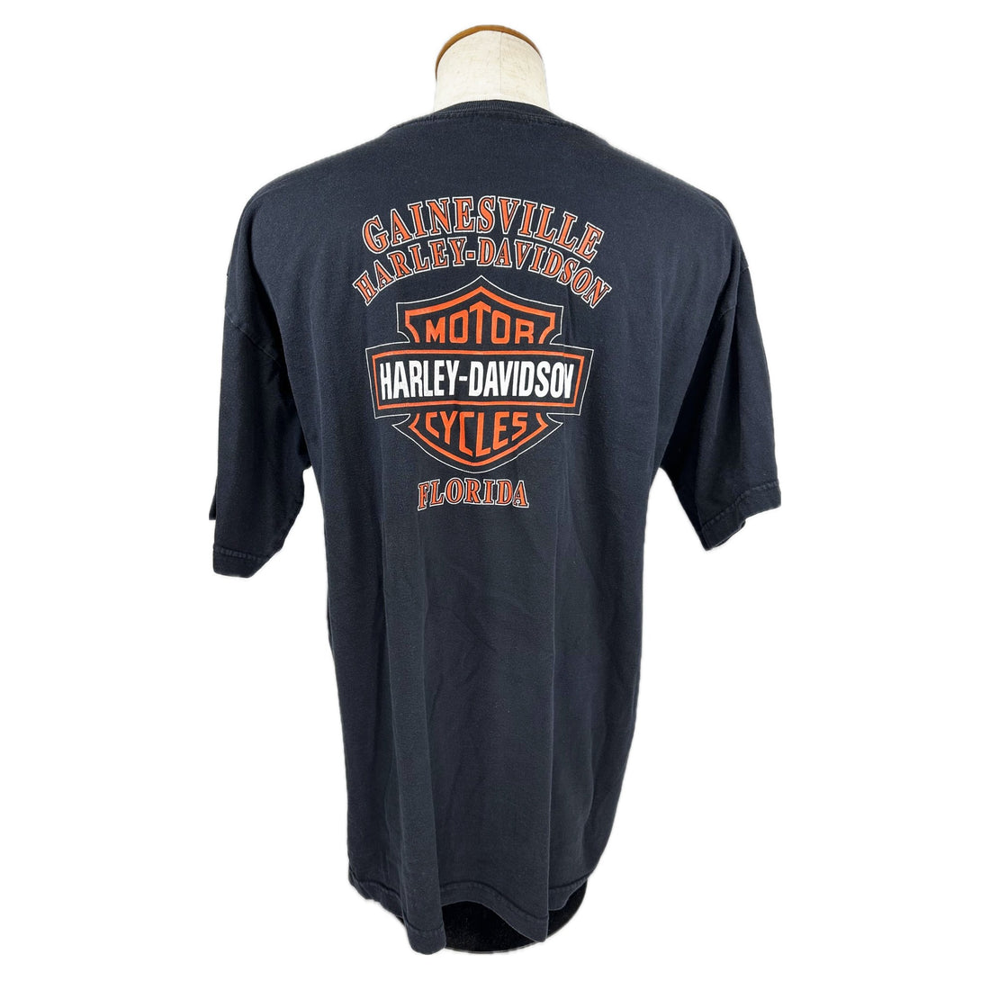 GAINESVILLE HARLEY-DAVIDSON FLORIDA FLAME XL 背面 GAINESVILLE プリント