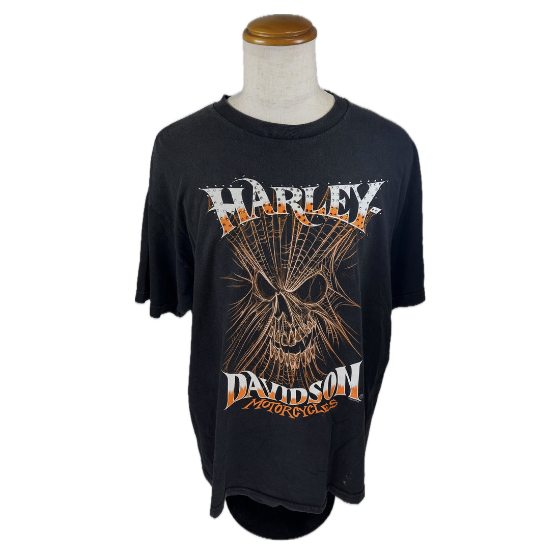 GRANITE STATE HARLEY-DAVIDSON LEBANON NH SKULL XL 正面 スカルプリント